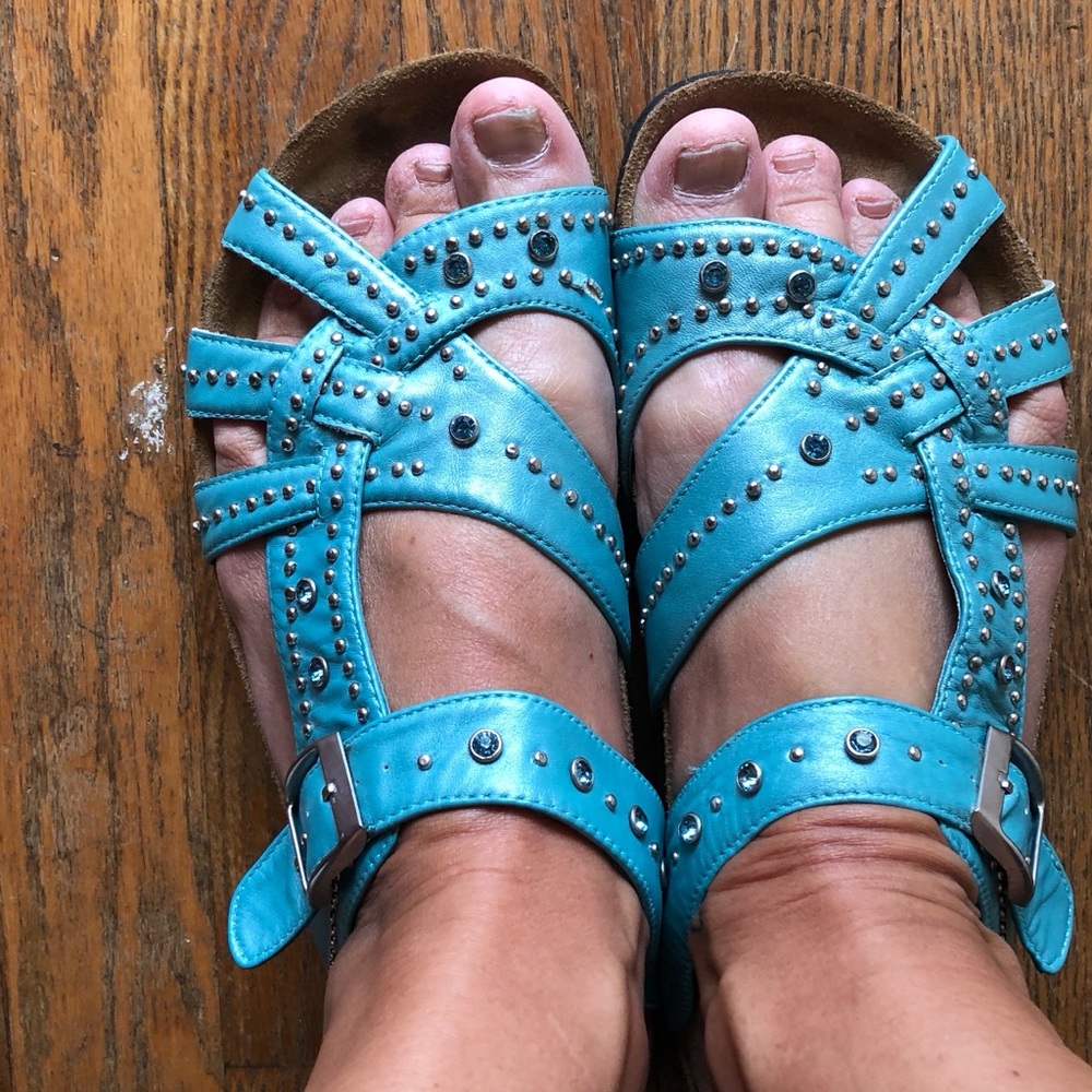 Birkenstock’s Betula Teal Sandals sz 39/9